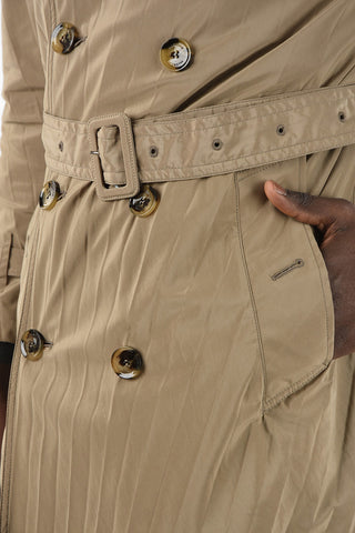 Double Breasted Trench With Belt