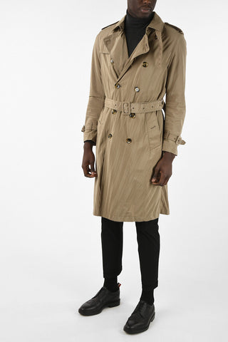 Double Breasted Trench With Belt