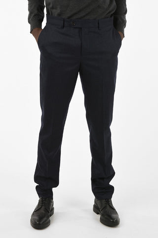 Wool Straight Fit Pants