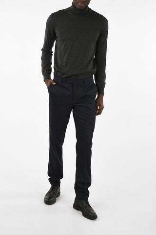 Wool Straight Fit Pants