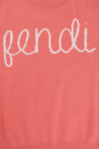 Logo Embroidered Crew-Neck Sweater