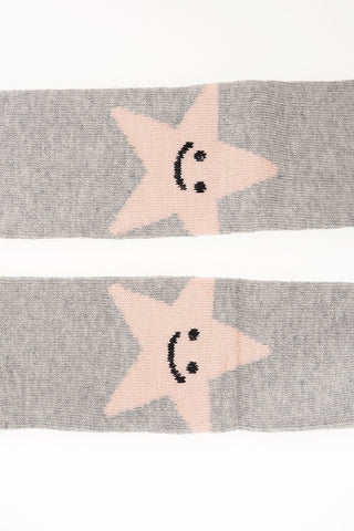 Star Embroidered Hose