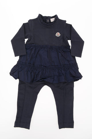ruffled romper suit