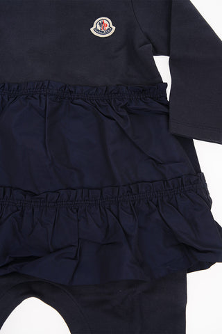 ruffled romper suit