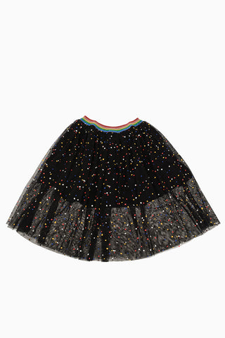 Tulle Skirt with Polka Dots