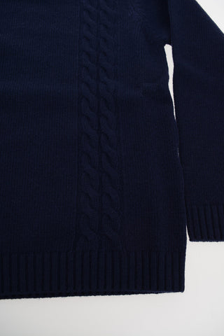 Wool Cable Knit Sweater