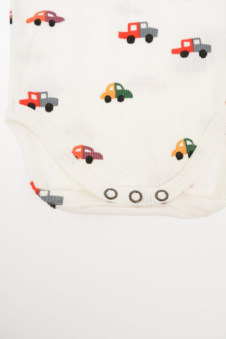 Car Printed Romper Suit