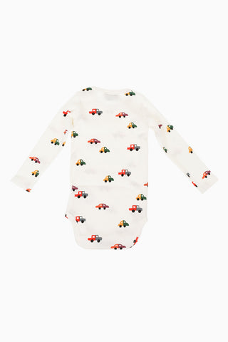 Car Printed Romper Suit