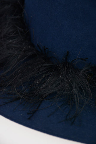 fringed fur felt Panama