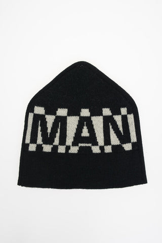 MAN Wool embroidered Beanie