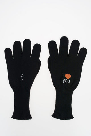 Wool I LOVE YOU Gloves