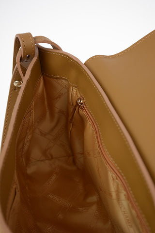 Leather Mini Bag With Braided Suede Detail