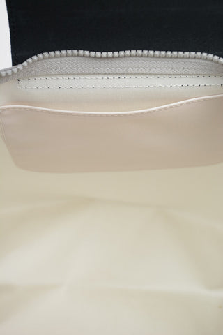 Fabric Tote Bag With Butterfly Print