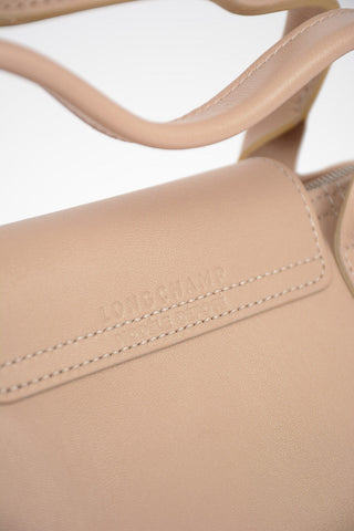 Leather LE PLIAGE Tote Bag with Removable Shoulder Strap