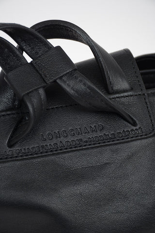 Leather Backpack With Drawstring