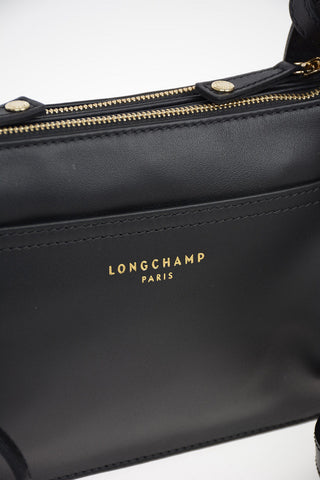 Leather Pouch Bag With Adjustable Shoulder Strap