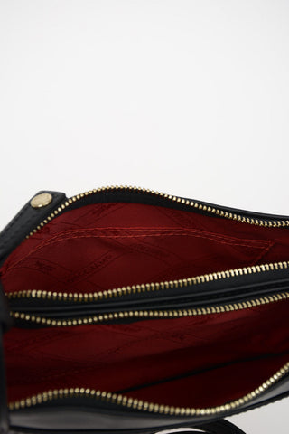 Borsa Pouch in Pelle Con Tracolla Regolabile