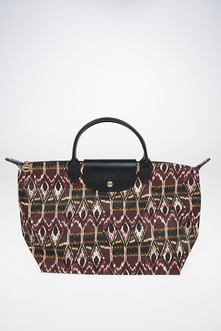 Printed Fabric LE PLIAGE Tote Bag with Removable Shoulder Strap