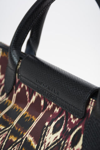Printed Fabric LE PLIAGE Tote Bag with Removable Shoulder Strap