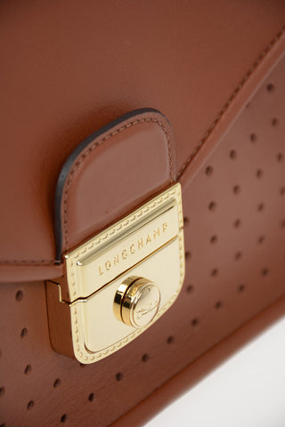 Borsa Postina in Pelle Traforata