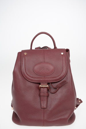 Leather Backpack With Drawstring