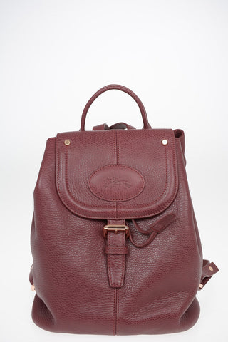 Leather Backpack With Drawstring