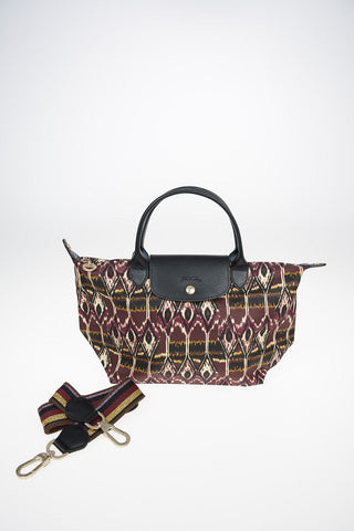 Printed Fabric LE PLIAGE Tote Bag with Removable Shoulder Strap
