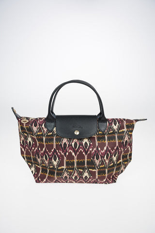 Printed Fabric LE PLIAGE Tote Bag with Removable Shoulder Strap