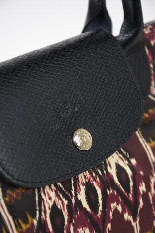 Printed Fabric LE PLIAGE Tote Bag with Removable Shoulder Strap