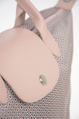 Printed Fabric LE PLIAGE Tote Bag with Removable Shoulder Strap