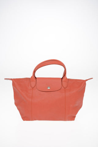 Leather Tote Bag with Removable Shoulder Strap