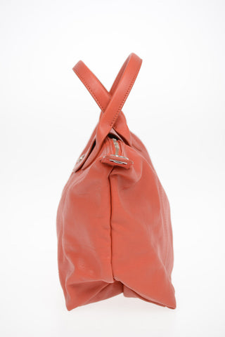 Leather Tote Bag with Removable Shoulder Strap