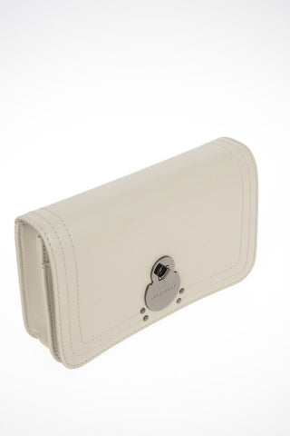 Leather Clutch With Removable Shoulder Chain