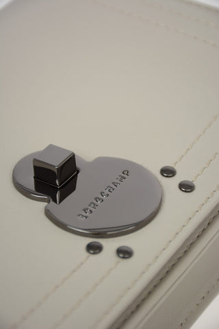 Leather Clutch With Removable Shoulder Chain