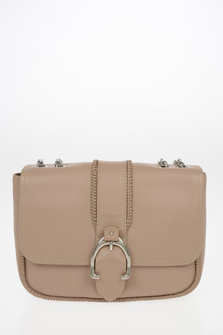 Leather Saddle Bag With Adjustable Shoulder Strap