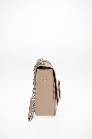 Leather Saddle Bag With Adjustable Shoulder Strap