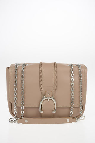 Leather Saddle Bag With Adjustable Shoulder Strap