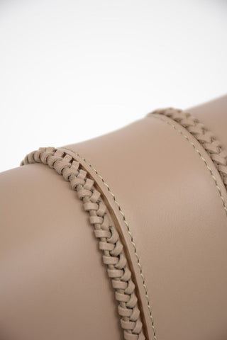 Leather Saddle Bag With Adjustable Shoulder Strap