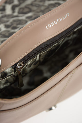 Leather Saddle Bag With Adjustable Shoulder Strap