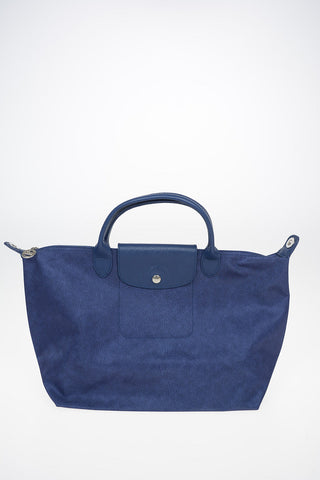 Printed Fabric LE PLIAGE Tote Bag with Removable Shoulder Strap