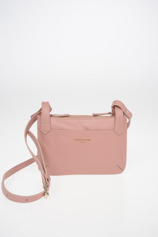 Leather Pouch Bag With Adjustable Shoulder Strap