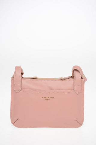 Leather Pouch Bag With Adjustable Shoulder Strap