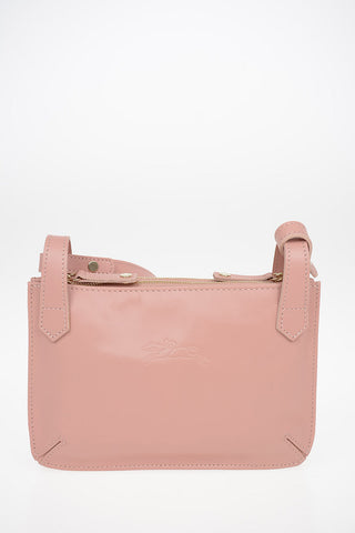 Leather Pouch Bag With Adjustable Shoulder Strap