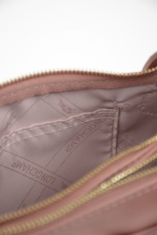 Leather Pouch Bag With Adjustable Shoulder Strap