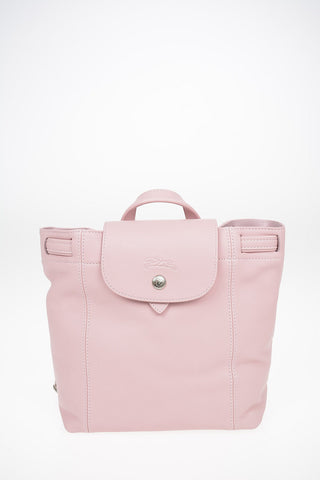Leather Mini Backpack with Adjustable Straps