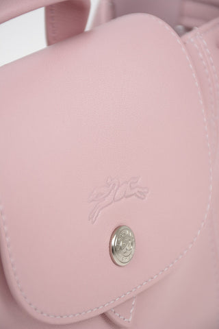 Leather Mini Backpack with Adjustable Straps