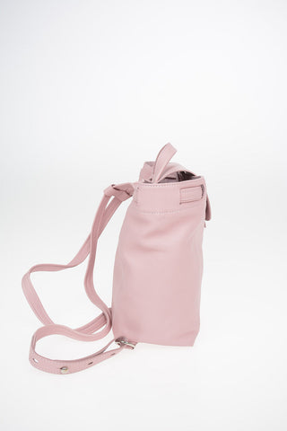 Leather Mini Backpack with Adjustable Straps