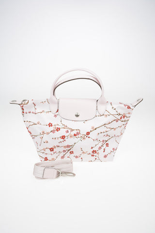 Floral Printed Fabric Tote Bag With Removable Shoulder Strap