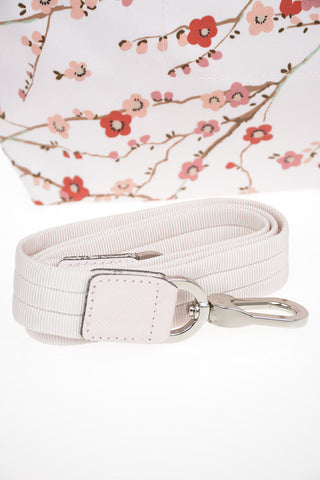 Floral Printed Fabric Tote Bag With Removable Shoulder Strap