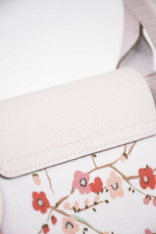 Floral Printed Fabric Tote Bag With Removable Shoulder Strap